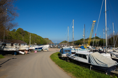 Watermouth harbour Devon coast near Ilfracombe ukのeditorial素材