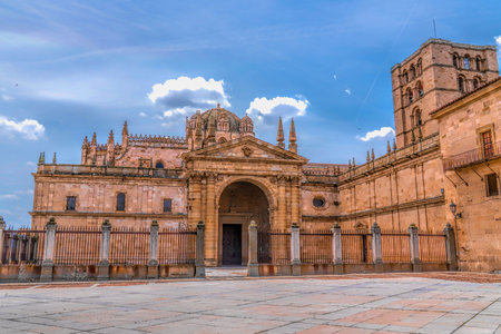 Zamora Cathedral Spain in Castile and Leonの写真素材