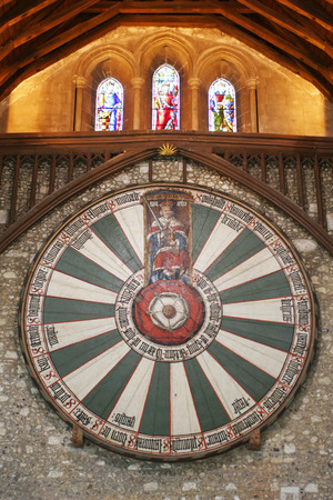 King Arthur1s round table in Winchester England UK