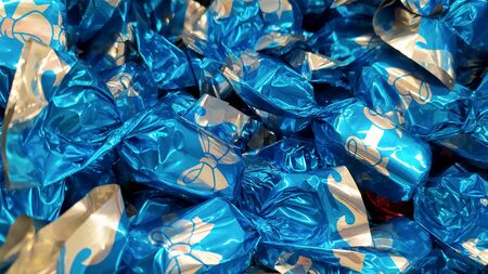 Original hungarian christmas sweetness from Hungary name is szaloncukor aka parlour candyの写真素材