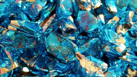 Edible decoration for Christmas tree as a hungarian confectioner traditionの写真素材