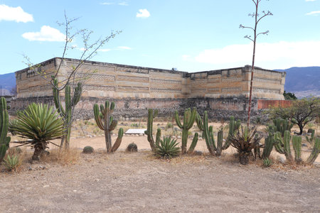 Mexico Mayan city ruins in Mitla Oaxaca area. The most important of the Mexican Zapotec religious...