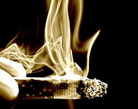 Cigarette Smokeの写真素材