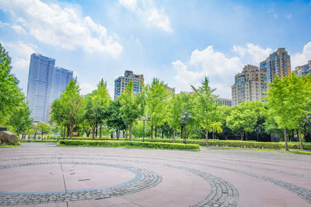 modern city,shanghai skyline in daytimeのeditorial素材