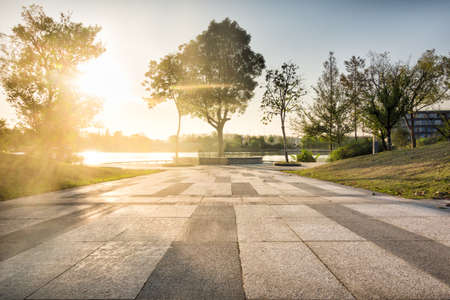 Green city parkの写真素材