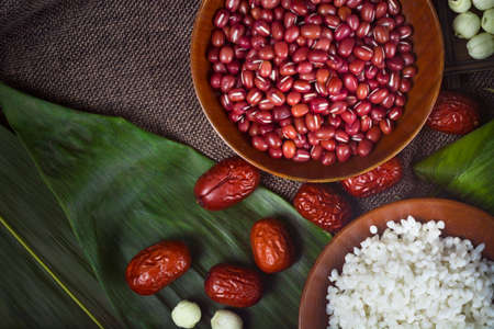 Traditional Chinese Dragon Boat Festival cuisine