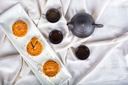 Mid-Autumn Chinese Traditional Cuisineの写真素材