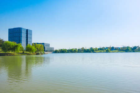 INCHEON, SOUTH KOREA - MAY 20 : Songdo Central Park is the green space plan,inspired by NYC, in...