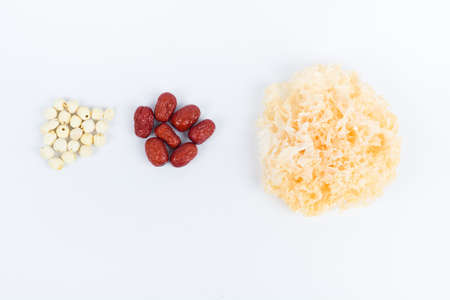 Lotus Seeds, Jujube and Tremellaの写真素材