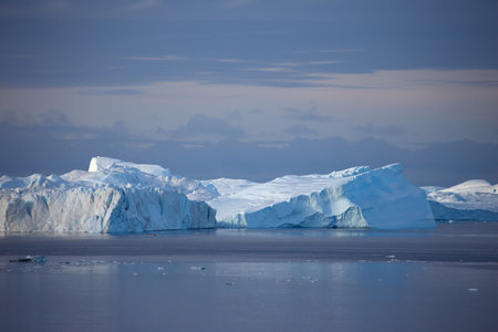 Antarctic icebergs and ice floes, Antarctic Peninsula, Antarctica