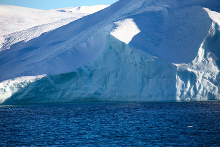 Antarctic landscape with icebergs, Antarctica