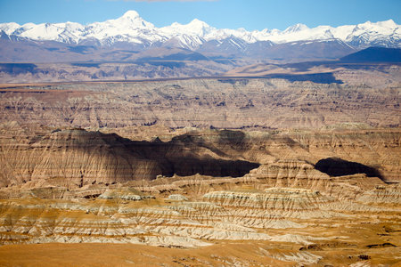 Landscape view of Badlands National Park, South Dakota, USA