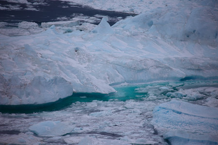 Icebergs in Glacier Lagoon, Ilulissat, Greenland