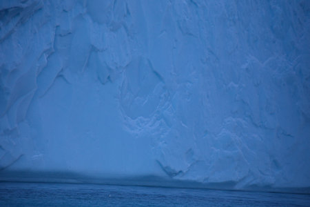 Icebergs in Antarctica. Global warming and climate change concept.