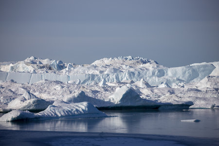 Icebergs in the Glacier Lagoon, Ilulissat, Greenland