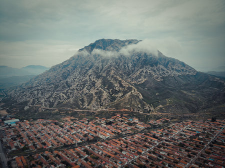 Aerial view of the city of Antalya, Turkey.の写真素材