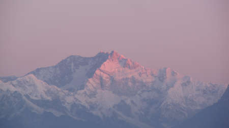 Kanchanjangha Hillの写真素材