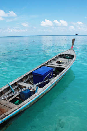 Thai s fishing boatの写真素材