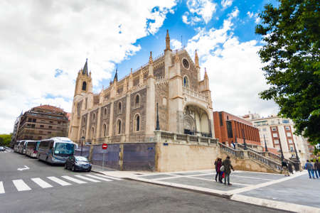 Madrid, Spain - May 6, 2012: St. Geromimo Royal church on a spring day, Madrid, Spainのeditorial素材