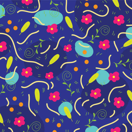 Abstract flower backgroundのイラスト素材