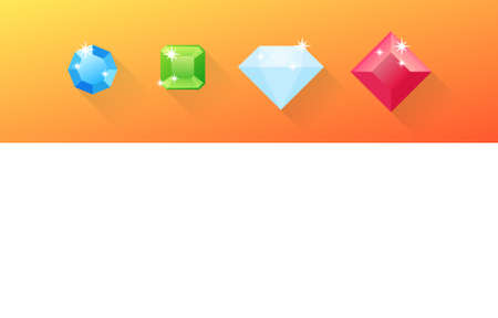 Precious Gemsのイラスト素材