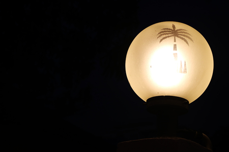 Fence lampの写真素材