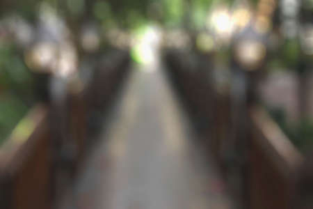 Abstract blurred outdoor garden for background.の写真素材