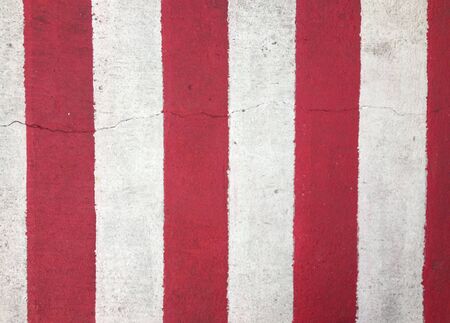 White and red old cement floor texture for background.の写真素材