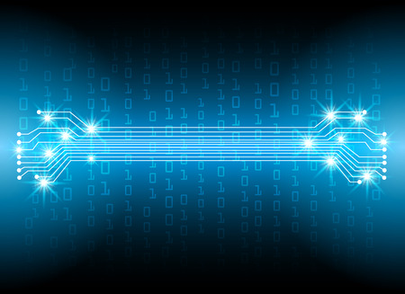 Abstract cyber hi speed digital technology.のイラスト素材