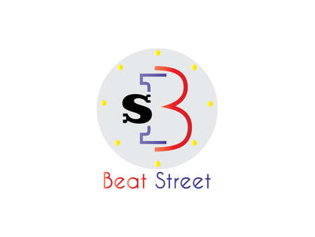 letter SB combination for company design logo branding letter elementのイラスト素材