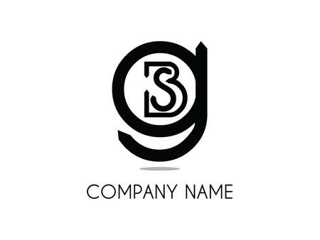 Letter BSG for company design logo branding letter elementのイラスト素材