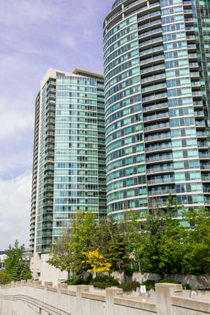 View on the downtown of Toronto City, Ontario province, Canadaのeditorial素材