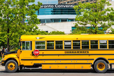 View on the downtown of Toronto City, Ontario province, Canadaの写真素材