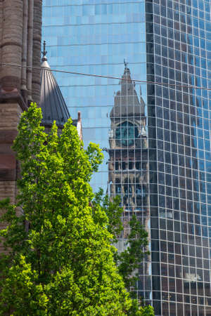 View on the downtown of Toronto City, Ontario province, Canadaの写真素材
