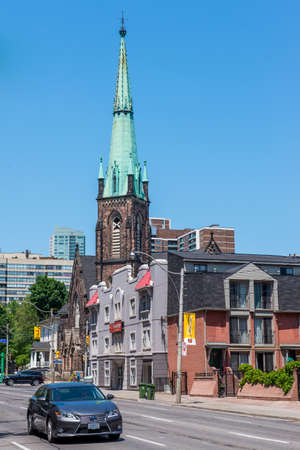 View on the downtown of Toronto City, Ontario province, Canadaのeditorial素材