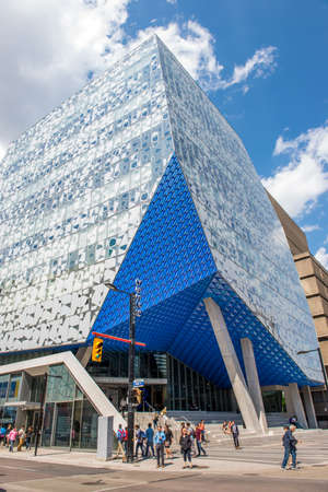 View on the downtown of Toronto City, Ontario province, Canadaのeditorial素材