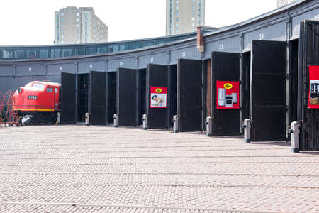 View at Toronto railway heritage centre in Toronto City, Ontario province, Canadaのeditorial素材