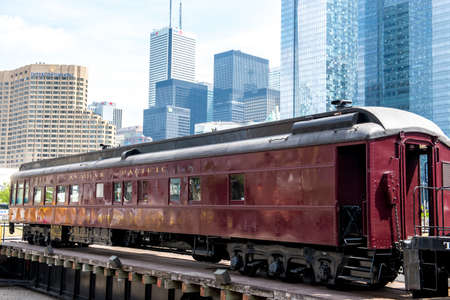 View at Toronto railway heritage centre in Toronto City, Ontario province, Canadaのeditorial素材