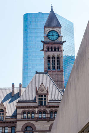 View on the downtown of Toronto City, Ontario province, Canadaの写真素材