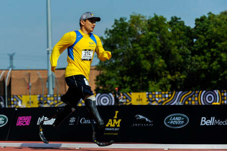 September 25, 2017. Toronto, Canada - Ukrainian athletes during the Invictus Games competition at...
