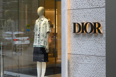Toronto, ON, Canada â€“ July 30, 2024: View at the Dior store sign in Toronto