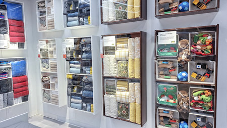 Toronto, ON, Canada - January 30, 2026: Furniture and home accessories are presented in the Ikea sales area.のeditorial素材