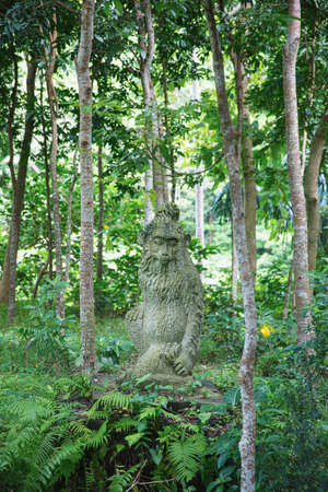Traditional Balinese statue of a monkey. ... Monkey Forest, Indonesia