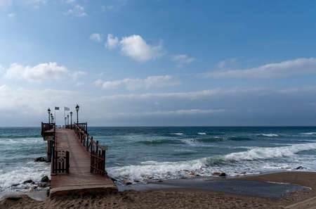 Marbella Nagueles beach, Andalusiaの写真素材