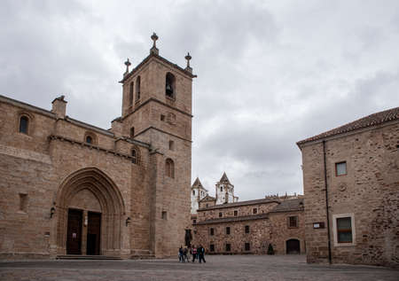 views of the medieval city of Cceres located in the region of Extremadura, Spainの写真素材