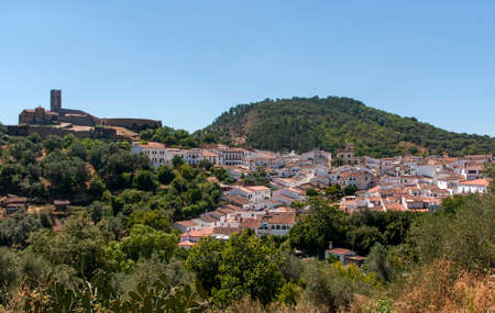 Municipalities in the province of Huelva, Almonaster la Realの写真素材