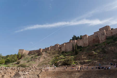 Mlaga the Alcazaba, Andalusiaの写真素材