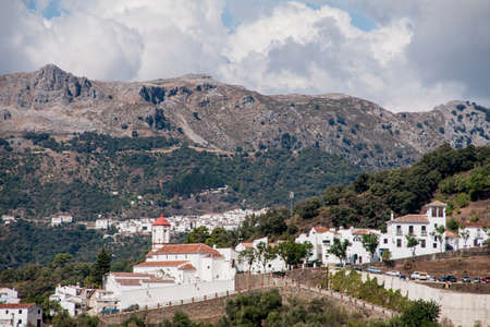 Genalguacil municipality in the province of Mlaga, Andalusiaの写真素材