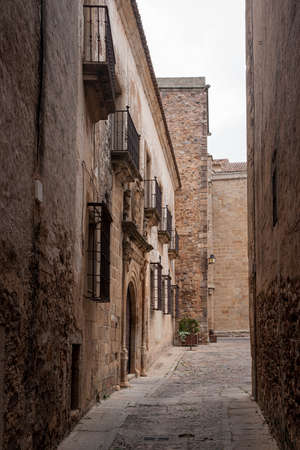 Cceres beautiful medieval town in the community of Extremadura, Spainの写真素材