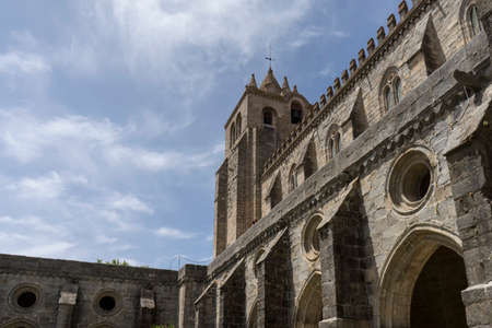 Cathedral Basilica of Our Lady of the Assumption of vora, Portugalの写真素材